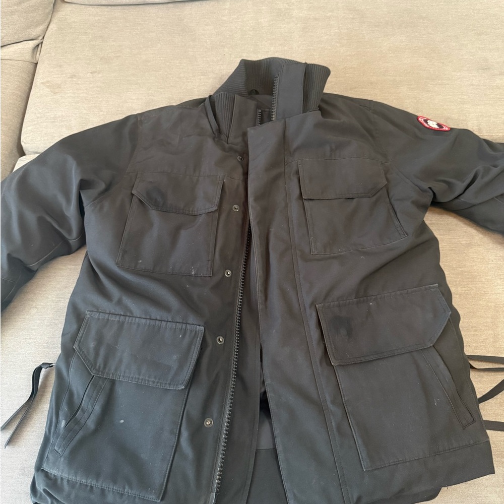 Canada Goose Black Military Jacket